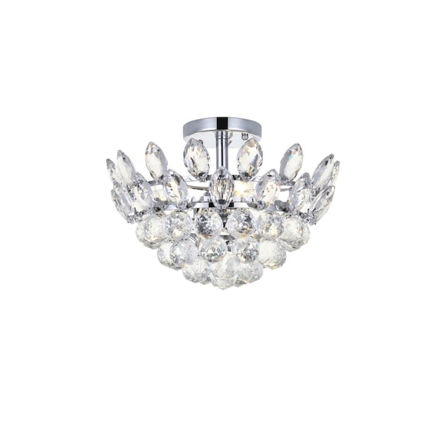 Lighting Business 14 in. Emilia Flush Mount in Chrome LI2221828 - main